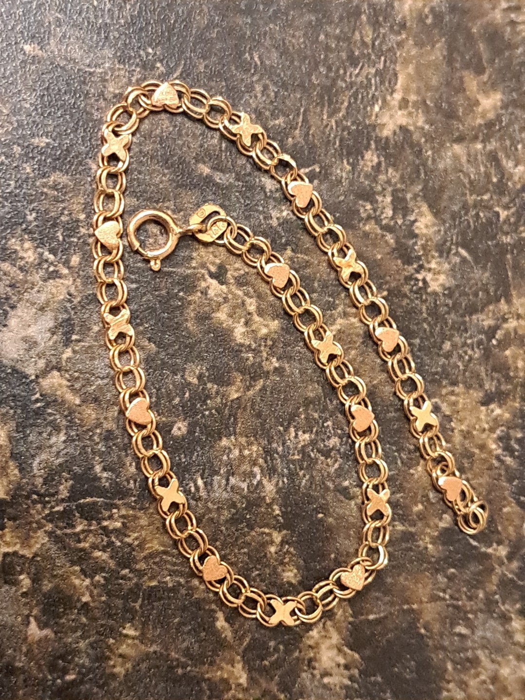 14 Karat Yellow Solid Gold Delicate Designer Brac… - image 10