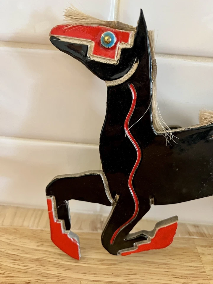 Cerámica Sioux Pony Nativo Americano Pawnee Austin Real Rider Años 90 De Colección 9 LEER Foto 2 de 4