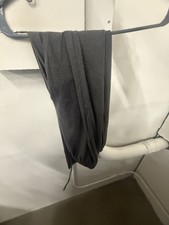 Women's Dark Gray Solid Leggings Regular Size