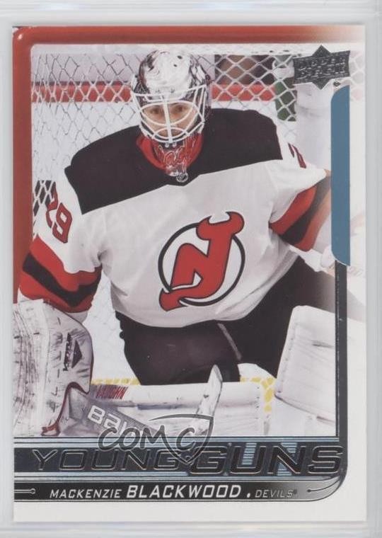2018-19 Upper Deck Young Guns Mackenzie Blackwood #210 08t3