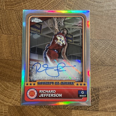 2024 Topps Chrome McDonald's All American Action Shot Auto #36 Richard Jefferson