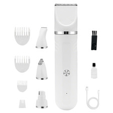 Pet Hair Clipper for Grooming,4-in-1 Dog Grooming Clippers,Paw Trimmer No Noise