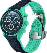 Correa REBANDACE para reloj Omega x Swatch MoonSwatch 20 mm hebilla plegable correa C...