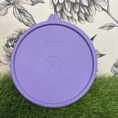 Tupperware #227-17 runde 6 Zoll Ersatzdichtung lila Deckel nur mit C Tab 