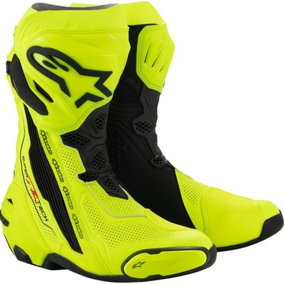 Alpinestars Supertech R Vented Boots - Fluorescent Yellow/Black - Size 6 / 39