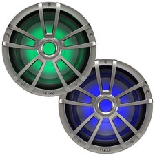 2 Infinity 10" Marine Audio Multi-Element Titanium Subwoofers w/RGB LED Lighting