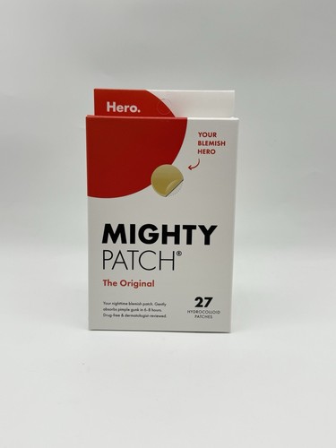 Hero Mighty Patch The Original Hydrocolloid Patch Akne Pickel - 27 Stück - Bild 1 von 3