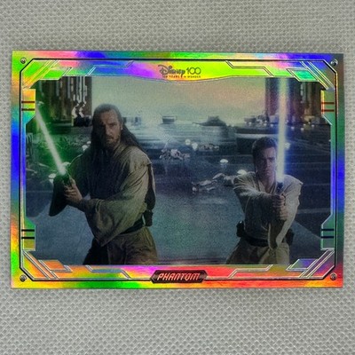 2023 Kakawow Phantom Disney 100 Star Wars Final Frames #PS-JZ-04 Qui-Gon Obi-Wan