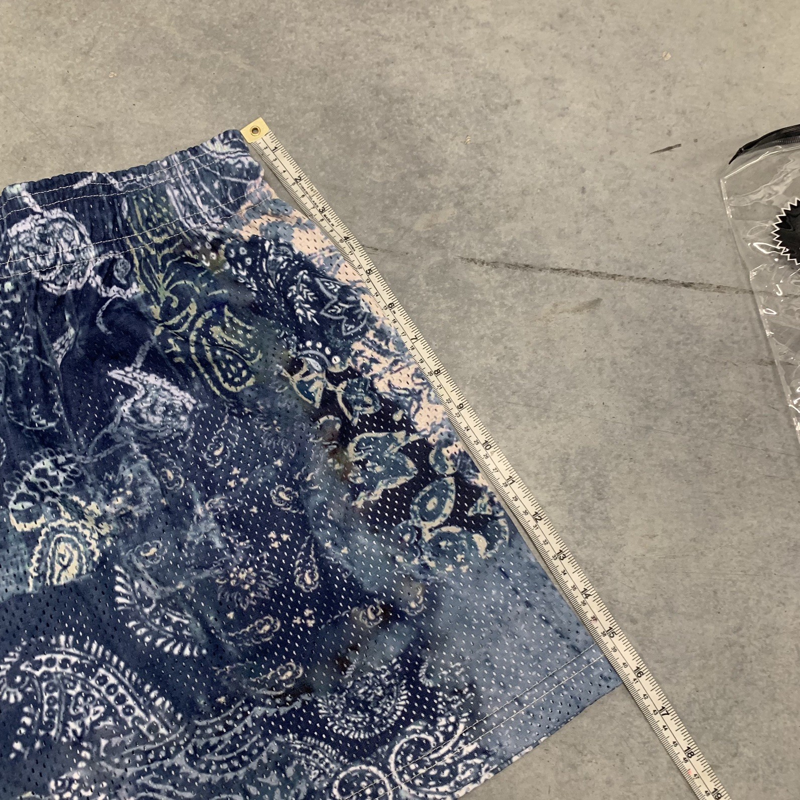 Blue Paisley Eric Emanuel EE Basic Core Shorts SS… - image 8