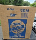 1990 TOPPS WAX BASEBALL CASE — photo 5