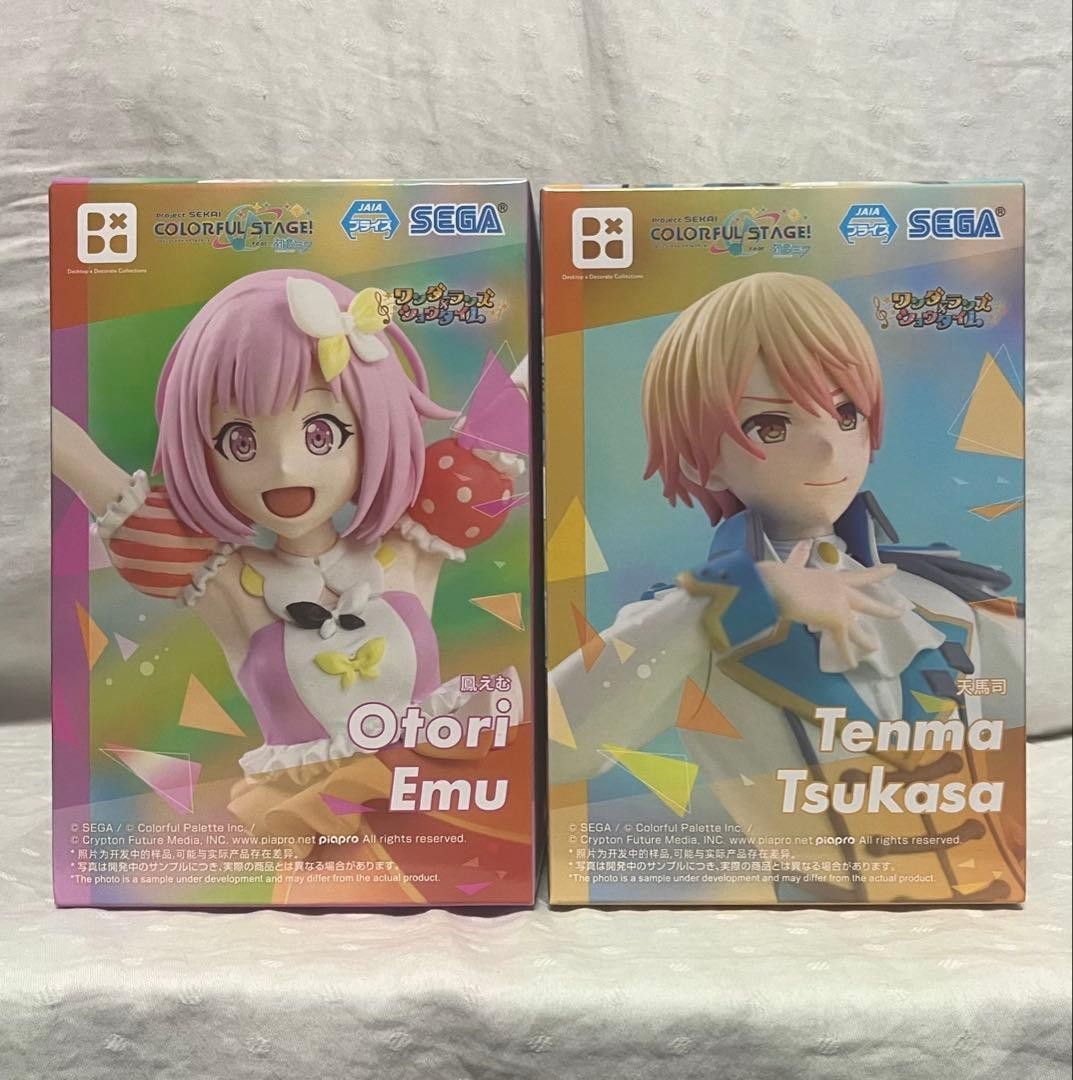 Project Sekai Colorful Stage Figure Tsukasa Tenma Emu Otori Set Desktop Decorate
