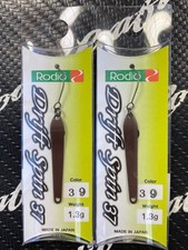 Rodio Craft Drift Spin 37 1.3g Lure for Trout Area Fishing, Matte Chocolate