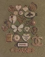 Set of 20 Assorted Designer Zipper Pulls