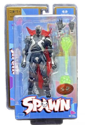 EXCELLENT CONDITION McFarlane 30th The Deviant Rat City Spawn Platinum Figure