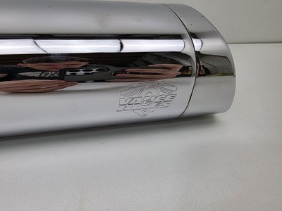Harley Touring Vance & Hines Monster Oval Chrome and BLK D721RC