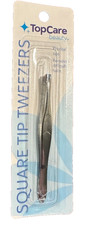 Square Tip Tweezers Top Care Beauty Precise Tips Removes Difficult Hairs