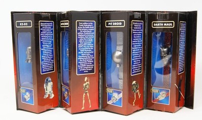 1999 Star Wars Episode 1 - Die-Cast Watch Collection - 4er Box - never open