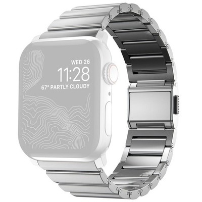 Nomad Strap Stainless Steel silver V2 42/44/45/49mm