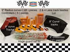 Aurora Slot Car Model Motoring Mega curve track Lot  NOS Country Bridge.