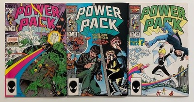 Power Pack #20, 21 & 22. (Marvel 1986) 3 x VF +/- copper age issues.