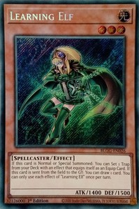 Learning Elf BLGG-EN026 Secret Rare 1st Edition YuGiOh