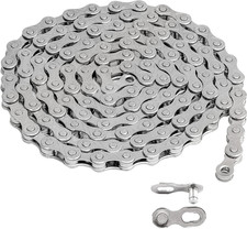 6/7/8 Speed Bike Chain 116 Link 1/2x3/32" for MTB Road Bicycle Steel