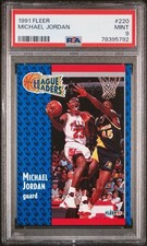 1991-92 Fleer - League Leaders Michael Jordan #220 PSA 9 