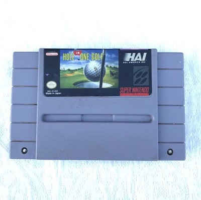 Hal's Hole in One Golf Super Nintendo Entertainment System 1991 Cartridge PGA 90