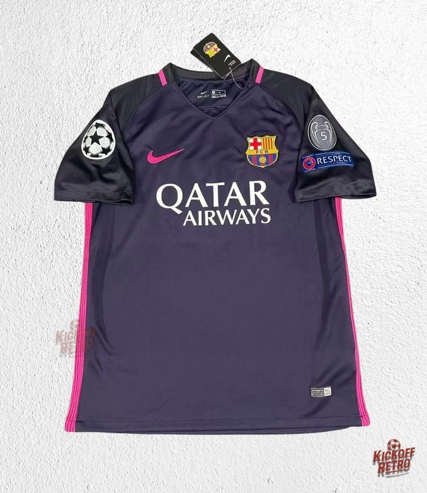 Barcelona Away Jersey 2016/2017 - Neymar Jr #11 Champions League - Image 2 of 4