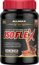Allmax Nutrition – IsoFlex Pure Whey Protein Isolate – Chocolate – 2 lbs (907 g)