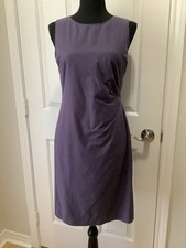 Banana Republic Fully Lined Cotton Sleeveless Plum Dress size 4 EUC