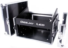 Deejay Led TBHM804E 8U Slant Mixer Rack with 4U Vertical Rack Space