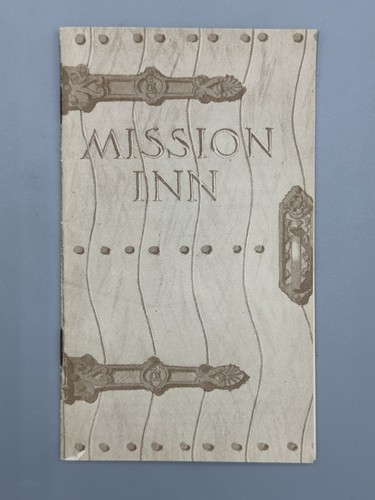 c 1930 MISSION INN Resort RIVERSIDE CALIFORNIA Illustrate Travel BROCHURE Antque - Imagen 16 de 22