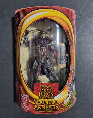 Easterling Warrior TRI LOGO Card 6'' LORD OF THE RINGS ToyBiz Two Towers NEW