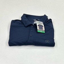 Hurley Men's Performance Stretch Moisture Wicking Shirt, Dark Blue, Size XL