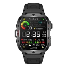 Rugged Military Smart Watch Tactical Fitness Sport Tracker Smartwatch Bluetooth