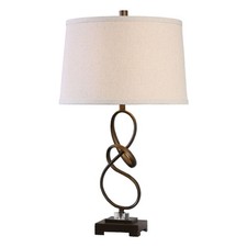 Uttermost 27530-1 Tenley 1 Light 27.25 Inch Tall Table Lamp - Crystal Accents