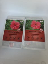 Lot Of 2 Hibiscus Tea Bags 100 Natural 50 Bags Each
