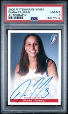 2005 Rittenhouse WNBA Autograph Diana Taurasi Signature AUTO PSA 8
