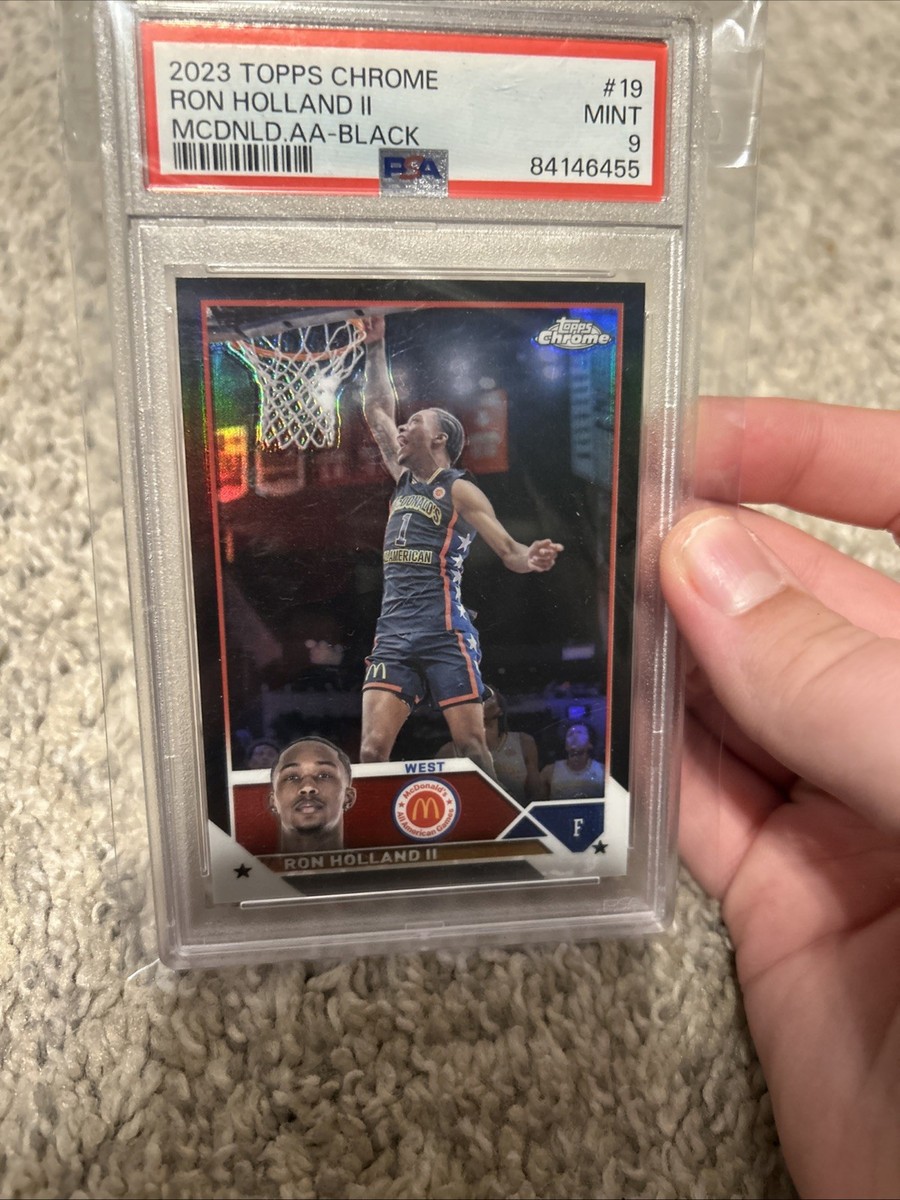 2023 Topps Chrome McDonald's All American Ron Holland II Black 5