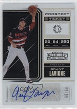 2018 Panini Contenders Draft Picks Prospect Ticket 9/99 Grant Lavigne Auto 0yn1