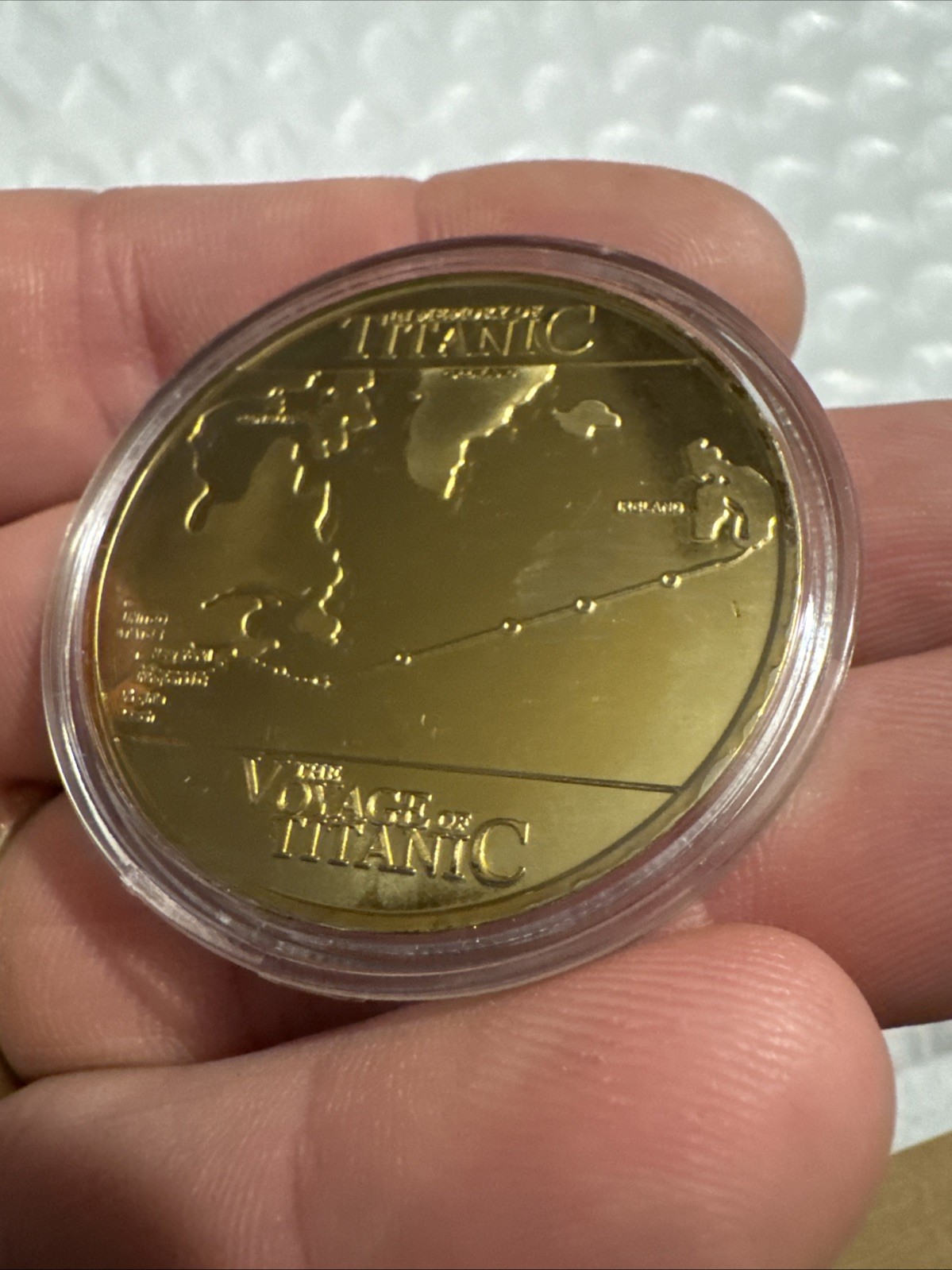 Titanic Challenge Coin Historical Commemorative Collector RMS Boat Navy Ship