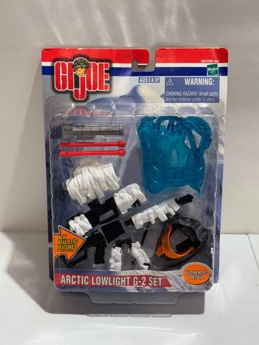 G. I. JOE ARCTIC LOW LIGHT G-2 SET ACCESSORY PACK NEW 2001 HASBRO SEALED NEW