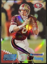1998 Stadium Club Chrome - San Francisco 49ers Steve Young #SCC4  Refractor!