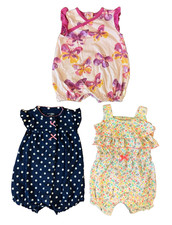 Baby Girl Clothes Lot 0/3 Months Bundle Summer Rompers 1 Piece Outfits Butterfly