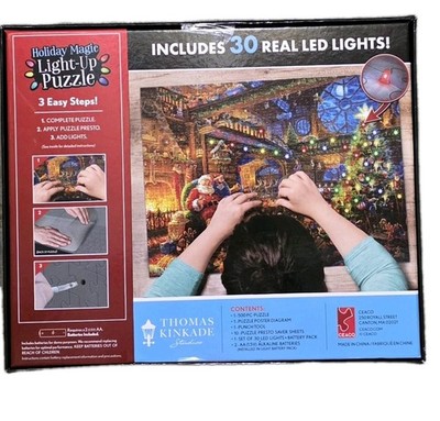 Thomas Kinkade Holiday Magic - Light Up Puzzle | eBay