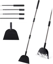 Yocada Snow Shovel ice Scraper Tool 66.3 inch Tall Long Handle Heavy Duty Snow I