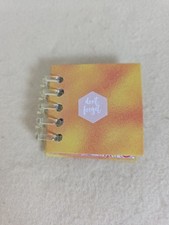 Mini Approx 2 .5 X 2.5 Brag Book Hand Made By Seller Plastic Spiral Yellows Orn