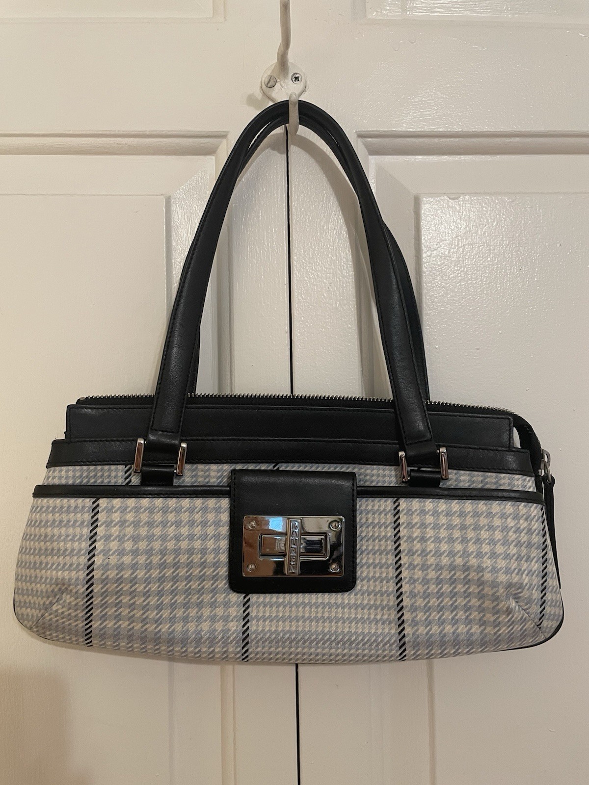 Lauren Ralph Lauren Shoulder Bag Vintage Houndstooth Print