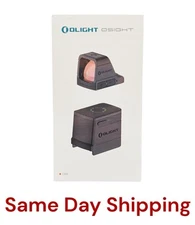 Olight Osight Red 3 MOA Dot with Rechargeable Charging Cover Open Reflex Sight